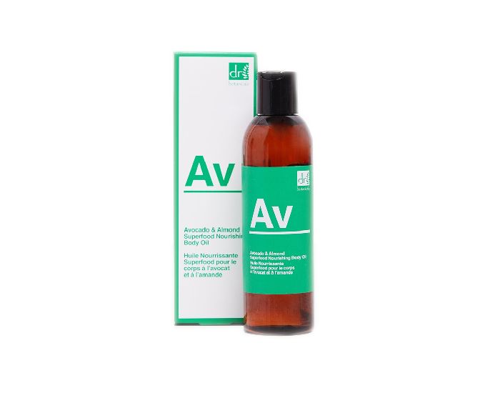 DR BOTANICALS Huile Corps Superfood Avocat & Amande - 200ml