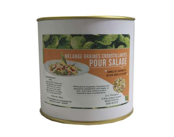 RUE DES PLANTES Mlange Graines Croustillantes pour Salades - 250g