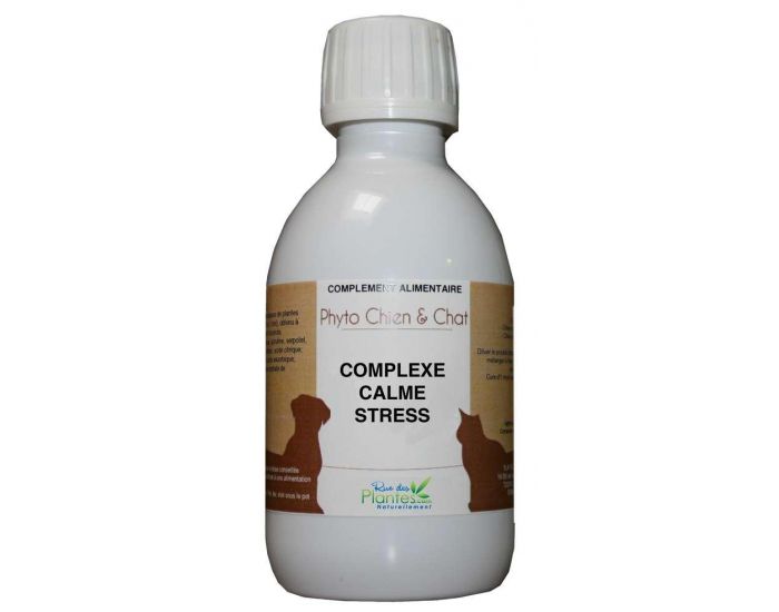 RUE DES PLANTES Liquide Complexe Calme et Stress pour Animaux - 200ml