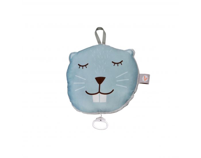 CAROTTE & CIE Coussin Musical Castor