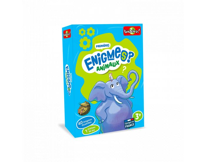 BIOVIVA Mes Premires Enigmes - Animaux - Ds 3 ans