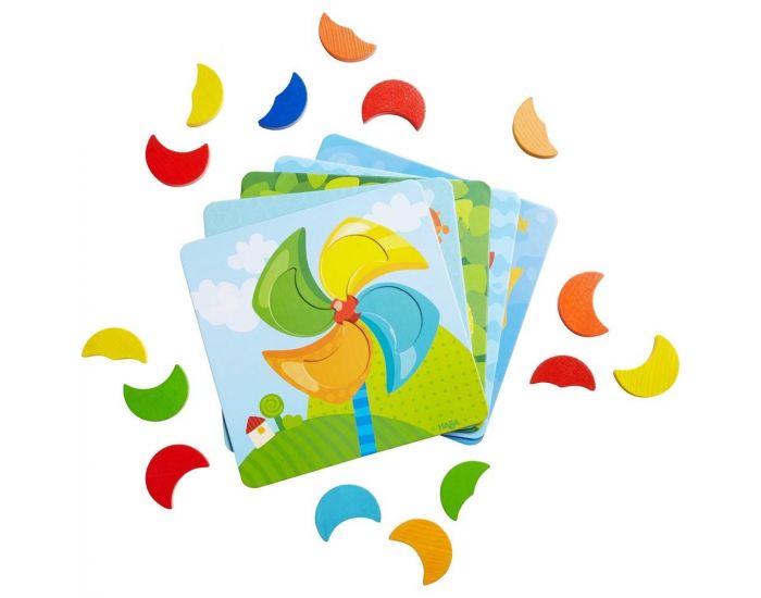 HABA Jeu de classement Lunes colores - Ds 18 mois