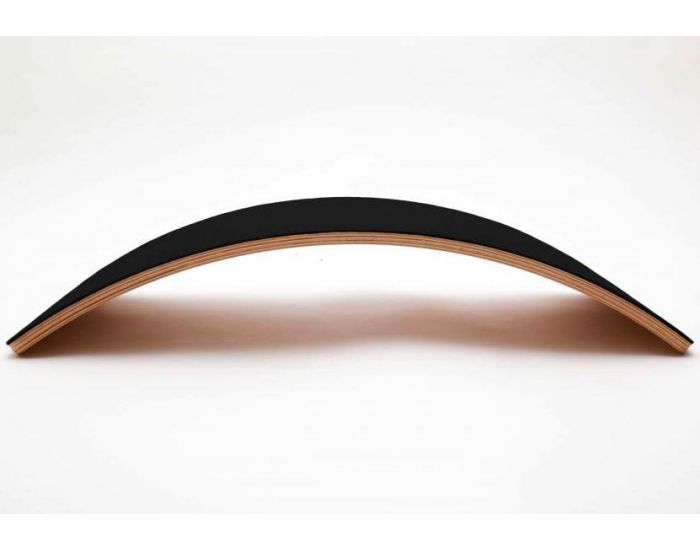 WOBBEL Planche d'Equilibre avec Feutre Noir en Bois - Starter - Ds 18 mois