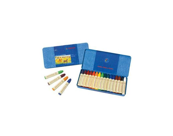 STOCKMAR Crayons en Cire d'Abeille - 16 couleurs - D�s 3 ans