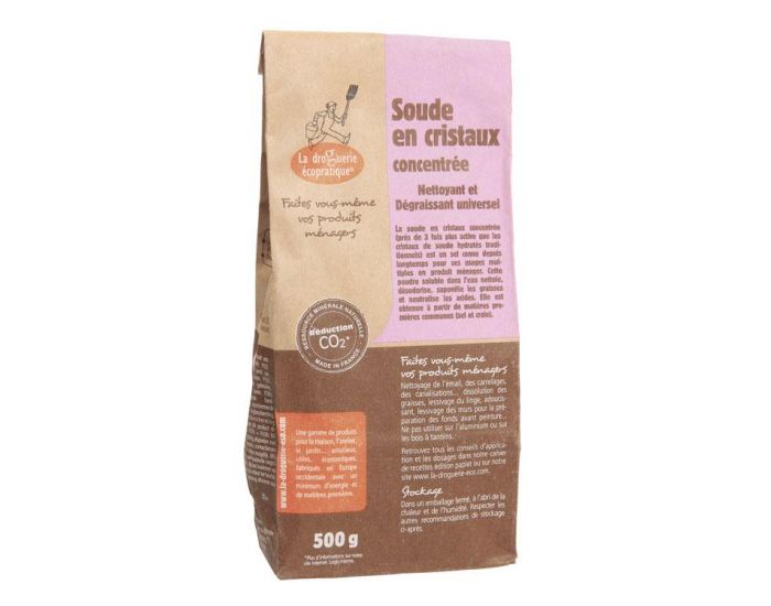 LA DROGUERIE ECOPRATIQUE Soude en Cristaux - 500gr
