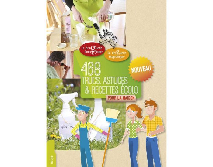LA DROGUERIE ECOPRATIQUE Carnet 468 Trucs et Astuces - 64 pages