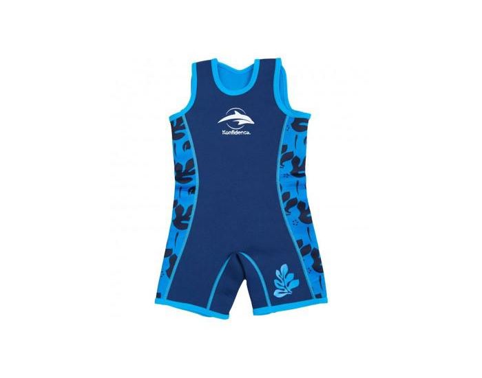 KONFIDENCE Combinaison Noprne Enfant Mayo Parasol - Bleue  motifs Multicolore