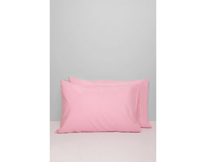 KADOLIS Set de 2 Taies 100% Coton Bio d'Oreiller -  50x70 cm