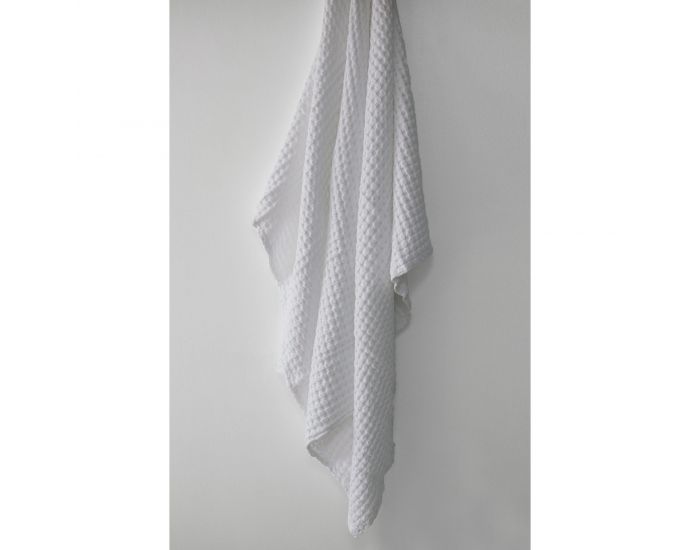 KADOLIS Couverture en Coton Bio - Paros Blanc