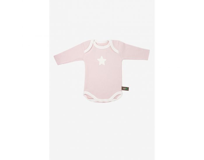 KADOLIS Body Manches Longues x3 Etoiles Rose ple