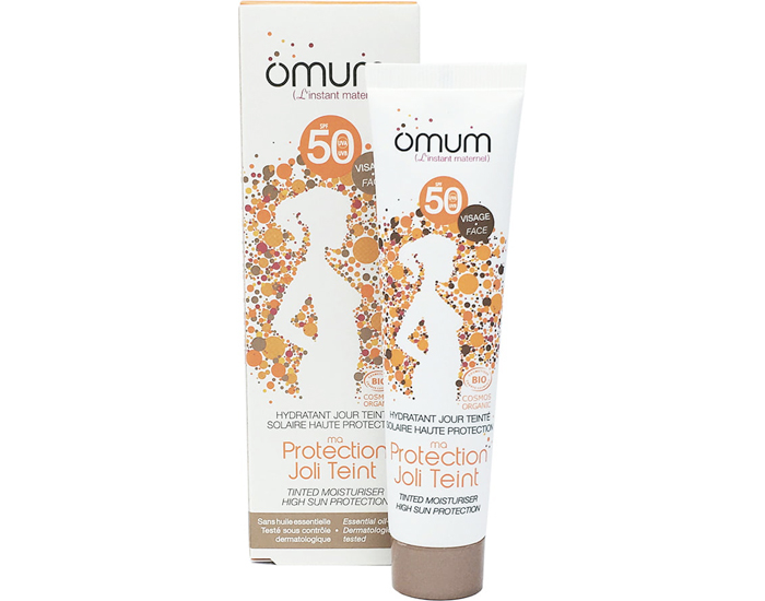 OMUM Ma Protection Joli Teint Hydratant Jour Teint SPF50 Solaire Haute Protection - 40 ml Sable
