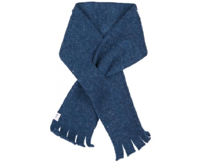 IOBIO Echarpe Polaire de Laine - Bleu Jeans 