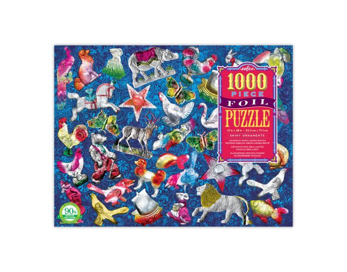 EEBOO Puzzle 1000 Pices - Dcorations Brillantes - Ds 8 ans