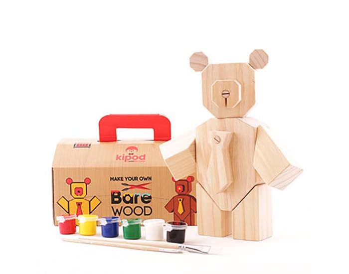 KIPOD Ours Bare Wood - Ds 4 ans
