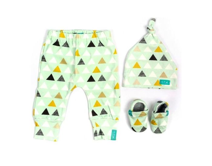TITOT Set 3 pices Colored Triangles 3-9 mois