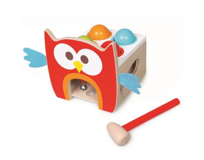 SCRATCH EUROPE Bote  Formes Toc Toc Hibou - Ds 12 Mois