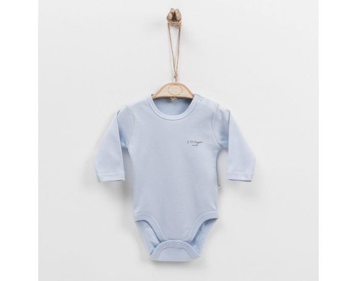 BEBESEO Body Manches Longues - Bleu