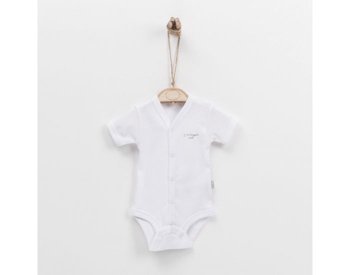 BEBESEO Body Manches Courtes - Blanc