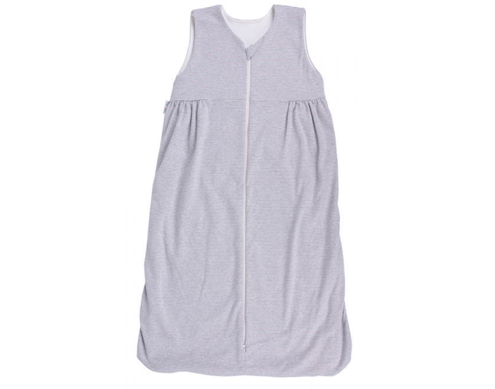 POPOLINI Gigoteuse sans Manches en Coton Bio - Ray Gris