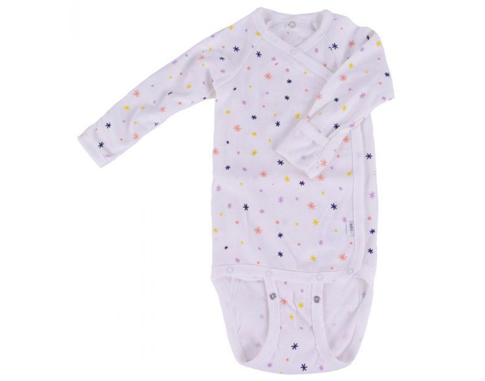 IOBIO Body Crois Manches Longues Anti-Griffures en Coton Bio - Sparkle