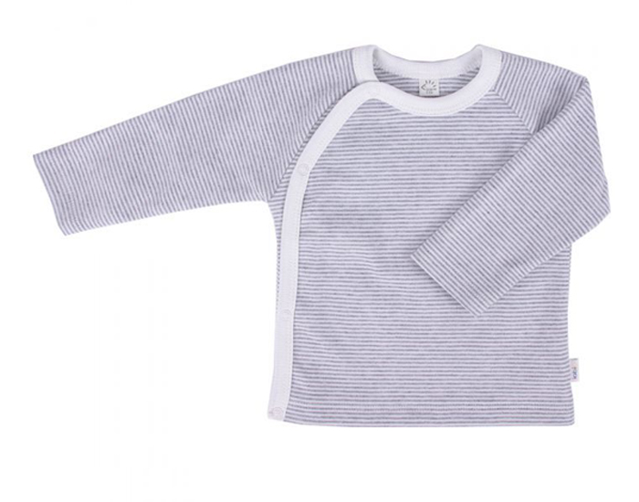 IOBIO T-Shirt Kimono Manches Longues - Ray Gris