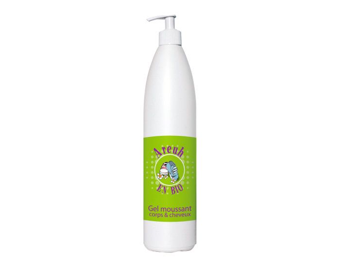 AREUH EN BIO Gel moussant Corps et Cheveux - 500 ml