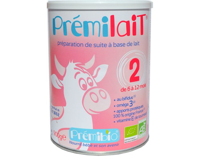 PRMILAIT Lait de Suite 2 - De 6  12 mois - 900 g