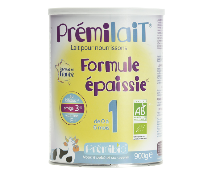 PR�MILAIT Lait pour Nourrisson 1 Formule Epaissie - de 0 � 6 mois - 900 g