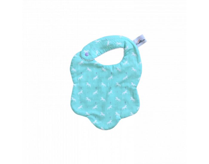 CAROTTE & CIE Bavoir Fleur