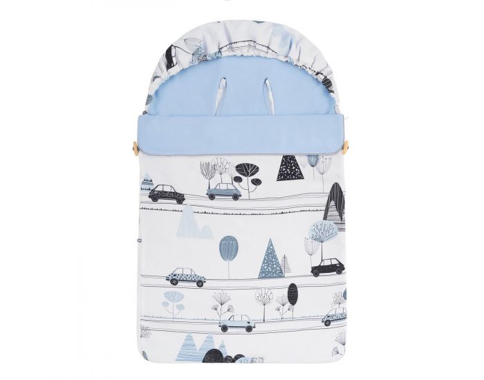SEVIRA KIDS Chanceli�re printemps/�t� pour poussette et si�ge auto - City Boy Bleu - 0-12 mois Bleu