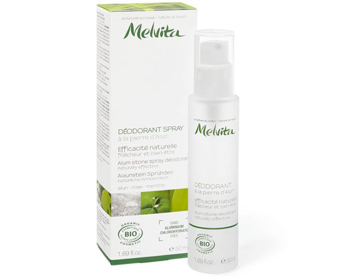 MELVITA Dodorant Spray  la pierre d'Alun - 50 ml