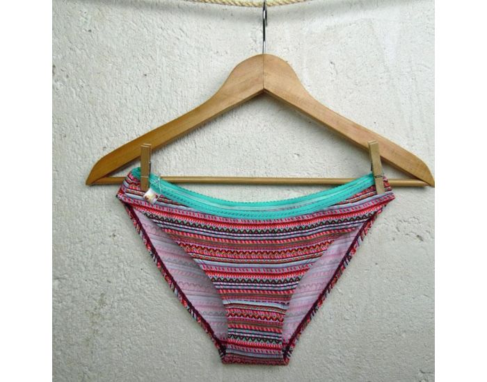 BIOLUNES Culotte en Coton Bio Rouge Cuenca