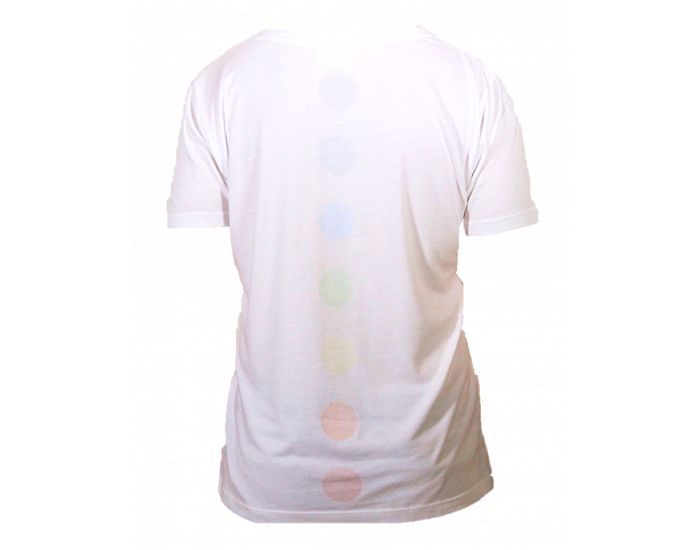 JOYAH T-shirt Bien-tre Homme en Bambou imprim des 7 Chakras