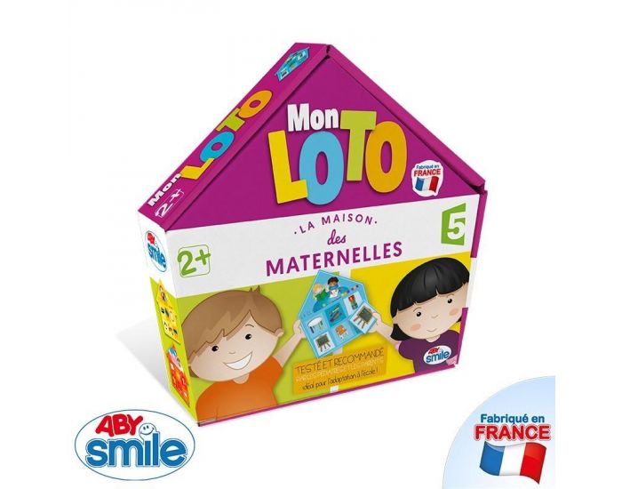 ABY SMILE La Maison des Maternelles - Mon loto - Ds 2 ans