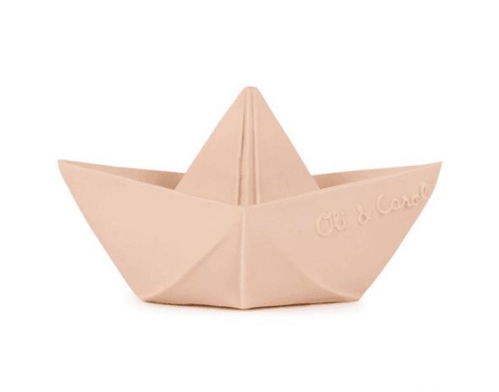 OLI & CAROL Jouet de Dentition - Bateau Origami Nude - Ds la Naissance