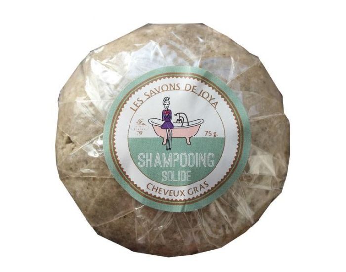 LES SAVONS DE JOYA Shampoing Solide Cheveux Tendance Grasse - 70g