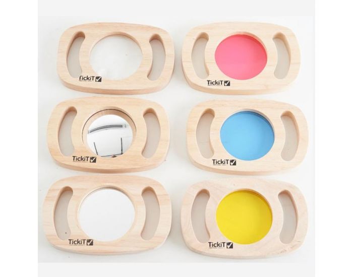 TICKIT Set de 6 miroirs - Ds 12 mois