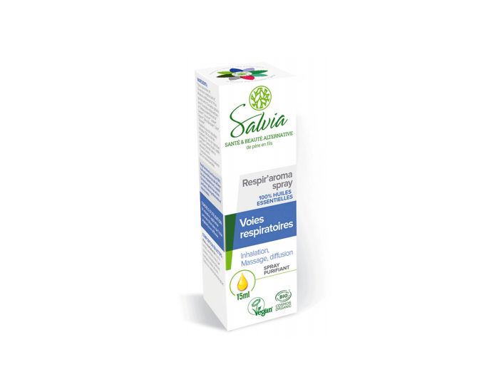 SALVIA NUTRITION Respir'Aroma Spray aux Huiles Essentielles Bio