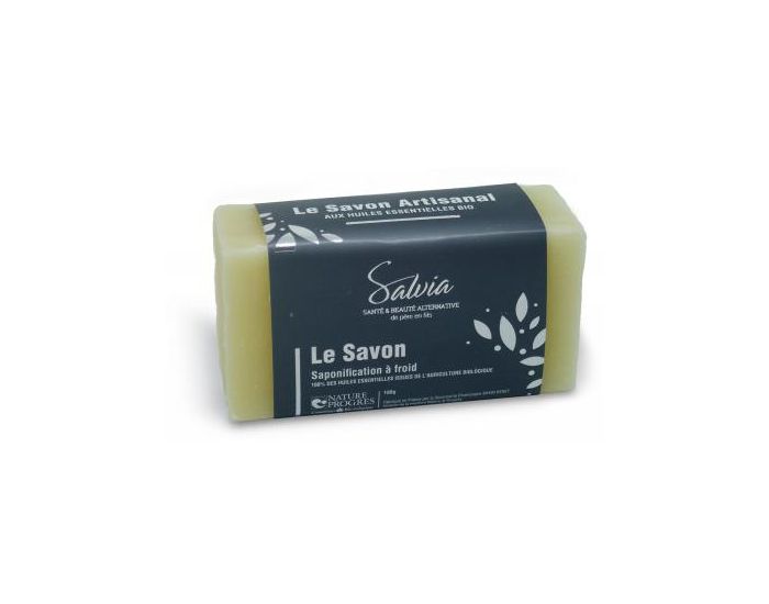 SALVIA NUTRITION Le Savon Salvia aux Huiles Essentielles Bio