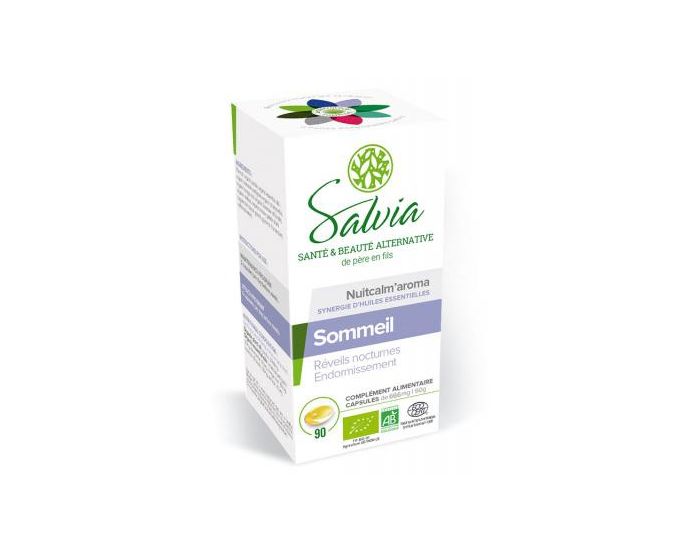 SALVIA NUTRITION Nuitcalm'Aroma Huiles Essentielles Bio en Capsules
