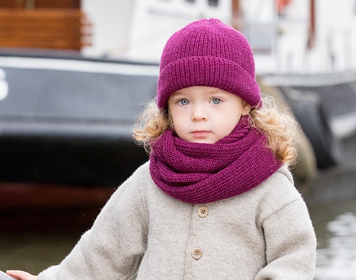 PICKAPOOH Bonnet en Laine Knut - Violet