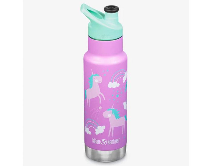 KLEAN KANTEEN Gourde Inox Isotherme - Bouchon Sport - 355ml