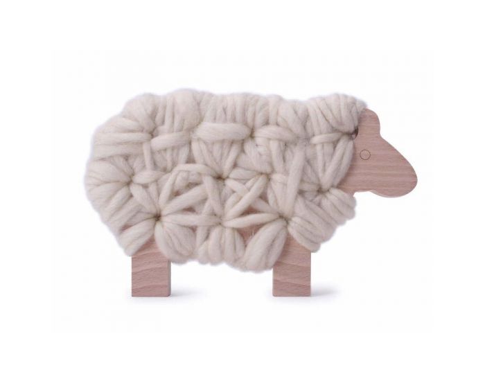 LES JOUETS LIBRES Jeu de Tricot Woody - Ecru - Ds 4 ans