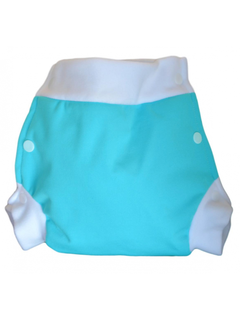 LULU NATURE Culotte de Protection Lulu Boxer Turquoise - A Pressions