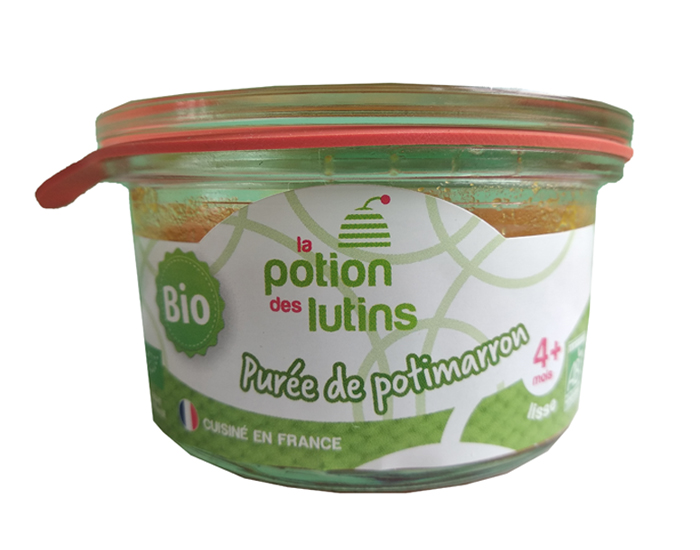 LA POTION DES LUTINS Petite Pure de Potimarron - 100g - Ds 4 mois