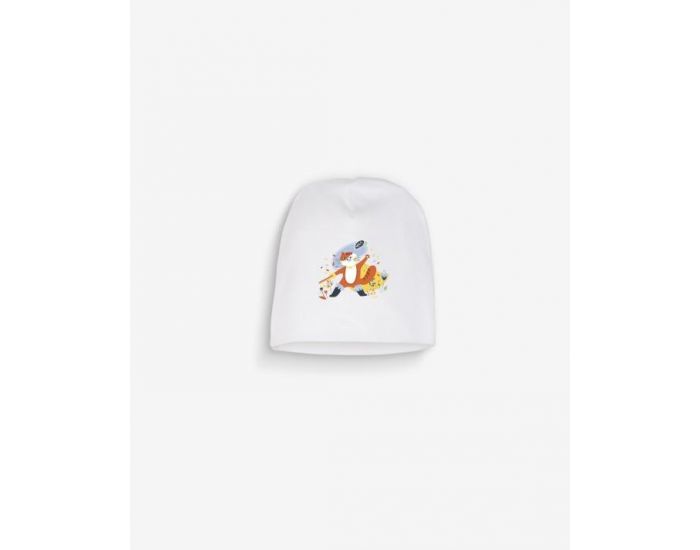 NOS POUSSINS CHRIS Bonnet Nouveau N Blanc Chat Bott