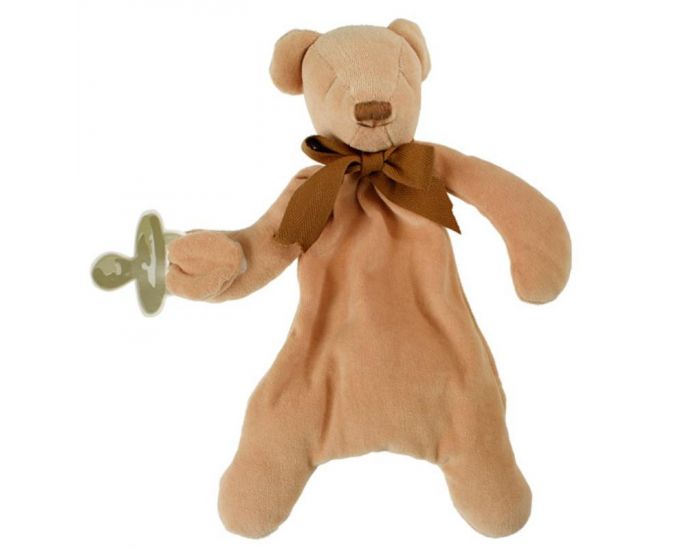 MAUD'N LIL Doudou Ours en Coton Bio - Ds la naissance