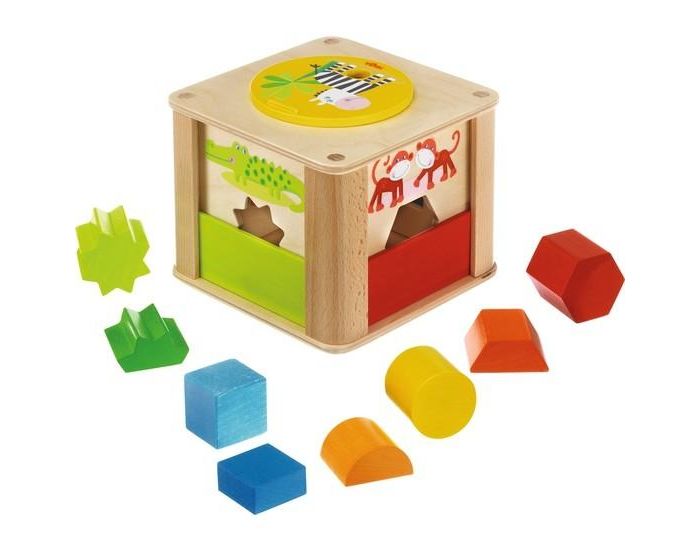 HABA Bote  formes les animaux du zoo - Ds 12 mois