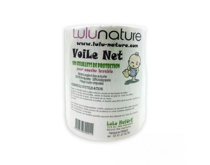 LULU NATURE Voile Net 100 feuilles Rouleau de Papier de Protection LULU NATURE