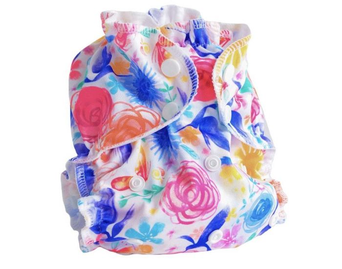 APPLECHEEKS Couche Lavable TE1  poche / TE2 -Taille Unique : 2.8/16 kg